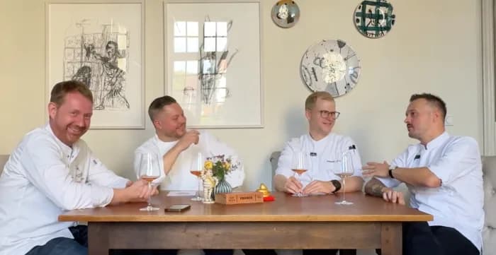 Gespräch unter 4 Chefs